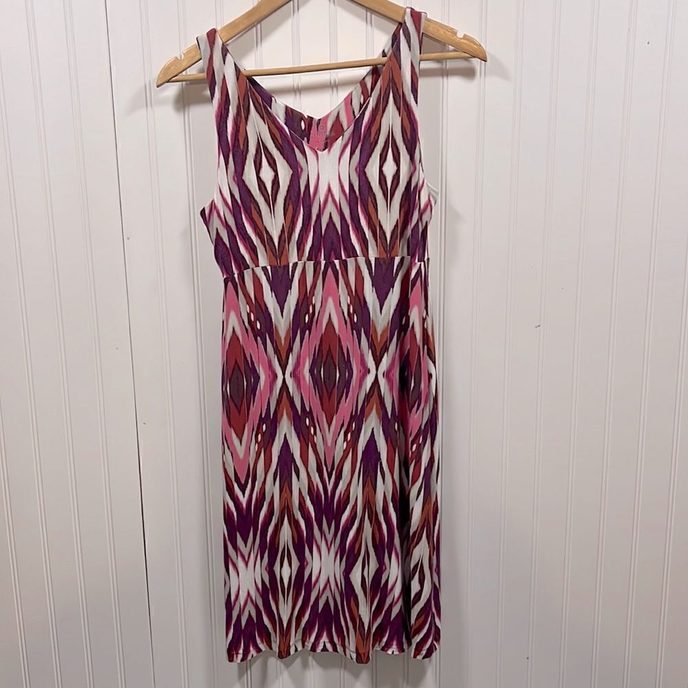 Athleta printed Santorini v-neck dress